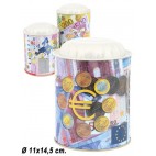 0256304 TIRELIRE ENFANT MOD EURO COUVER OR (20 PIECES)