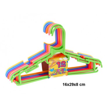0261896 CINTRE ENFANT PLASTIQUE 12 UNITES (48 PIECES)