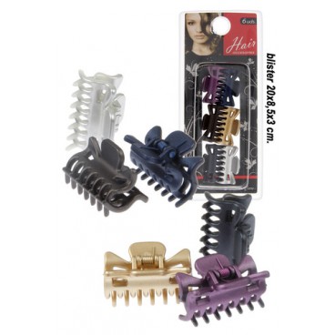 0262158 PINCE A CHEVEUX WINTER COL 6UNIT (48 PIECES)