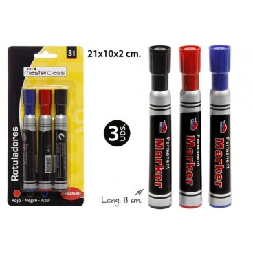 0262763 FEUTRES PERMANENTS 3 UNI (120 PIECES)