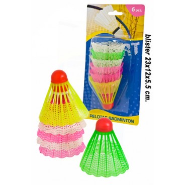 0267005 BALLE BADMINTON 6 PCE (96 PIECES)