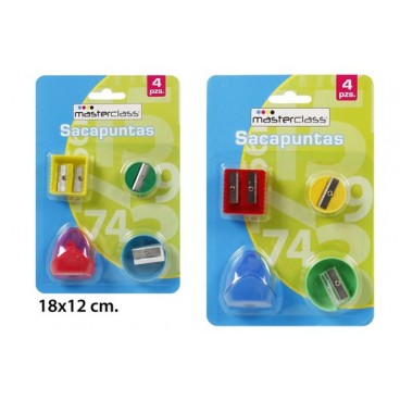 0267279 TAILLE-CRAYON ASSORTIR 4PCS (96 PIECES)