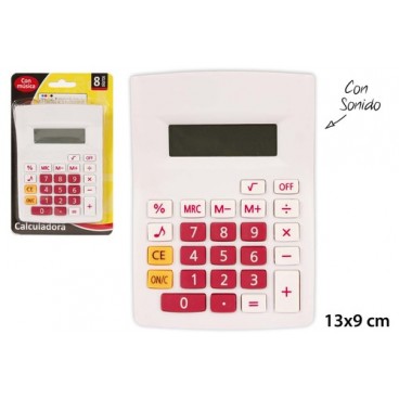 0267549 CALCULATRICE 8 CHIFFRES/SON (60 PIECES)