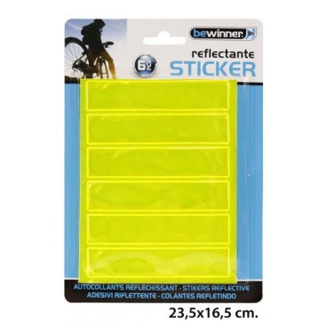0267717 AUTOCOLLANTS R‚FL‚CHISSANT 6 PCS (96 PIECES)