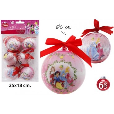0267909 BOULE DE NO‰L (6-6) PRINCESAS (36 PIECES)
