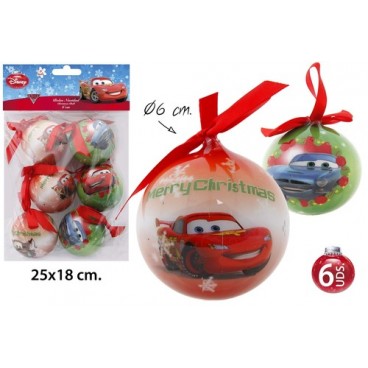 0267910 BOULE DE NO‰L (6-6) CARS (36 PIECES)