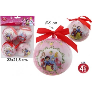 0267912 BOULE DE NO‰L (4-8) PRINCESAS (36 PIECES)