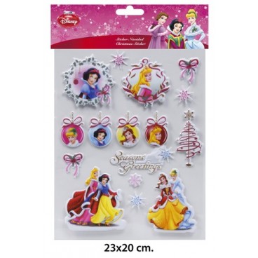 0267932 STICKER NOEL PRINCESAS (96 PIECES)