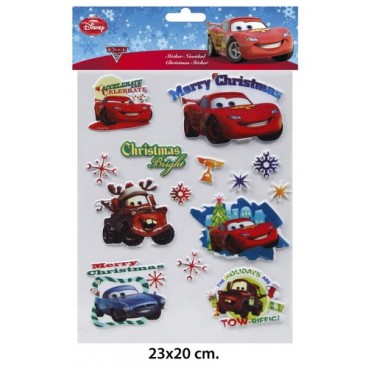 0267933 STICKER NOEL CARS (96 PIECES)