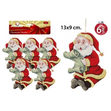 0268118 DECORATION NOEL 6 PCS (96 PIECES)