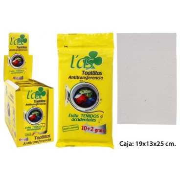 0285131 PIEGES COULEUR LINGETTES (12 PIECES)