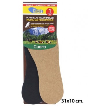 0285405 SEMELLE CUIR 1 PAIRE (144 PIECES)