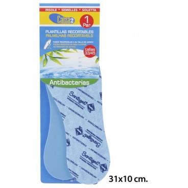 0285407 PLANTILLAS ANTI-BACTER.1PAR CALZA2 (144 PIECES)