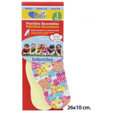 0285411 PLANTILLAS INFANTILES 1PAR CALZA2 (144 PIECES)
