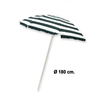 0341567 PARASOL PLAGE RAYE 180 CM (12 PIECES)