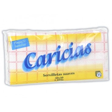 0792928 SERVIETTES DEC.DOUBLE 30*30 CARICIA (36 PIECES)