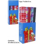2000063 PAPIER CADEAU 0.7X2 METROS (50 PIECES)
