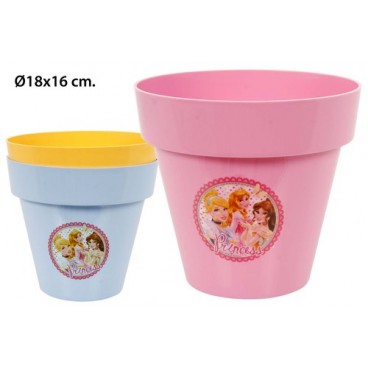 2000446 POT DE FLEURS LIMITED 18CM PRINCESS (24 PIECES)