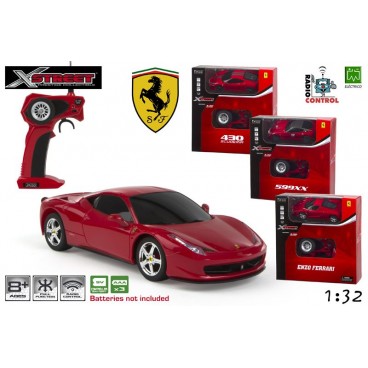 VOITURE R/C 1:32 FERRARI F430 / 599XX / ENZO / 458 - 4 ASS ( 8 PIECES)