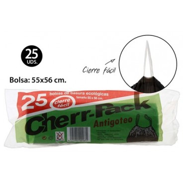 2000515 SAC-POUBELLE 25UND (55X56) NOIRE (15 PIECES)