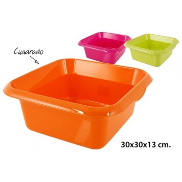2000604 BASSINE CARR‚ 30X30 COULEURS (48 PIECES)