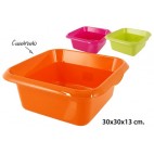 2000604 BASSINE CARR‚ 30X30 COULEURS (48 PIECES)